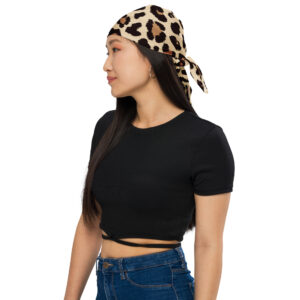 All-over panter print bandana