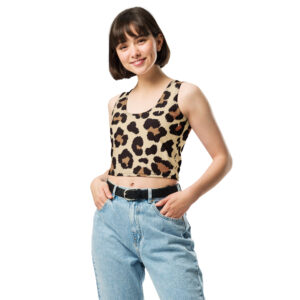 Panter Print Crop Top