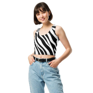 Zebra Print Crop Top
